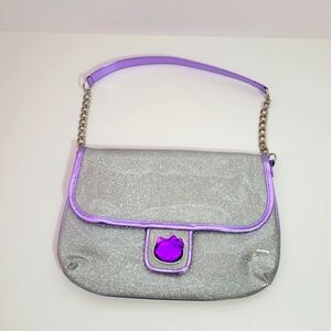Hello Kitty‎ Silver Sparkle Purse Sanrio Shoulder Bag